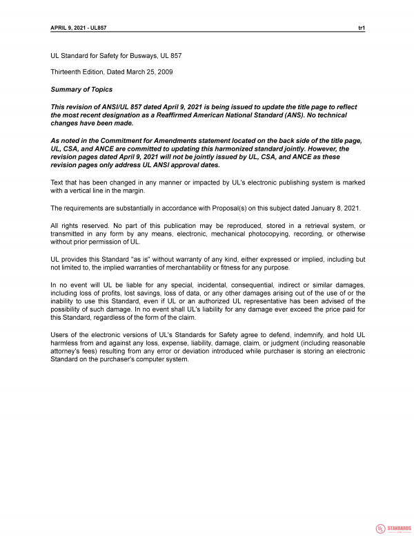 UL 857 PDF